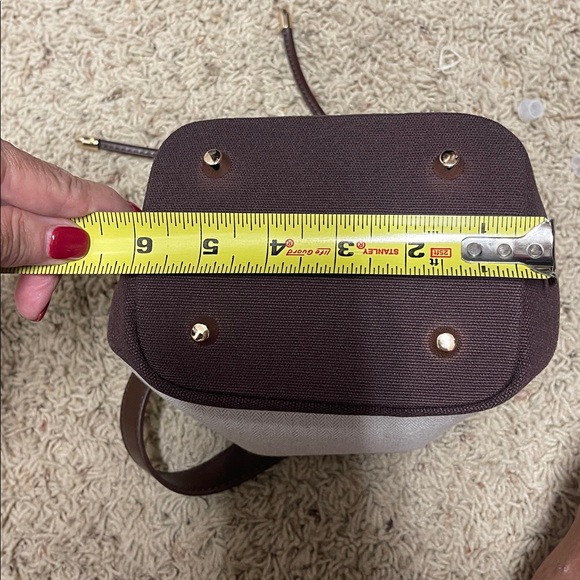 Hermès Beige and Brown up-cycled Bucket Bag - Picture 10 of 12